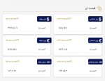 نرخ انواع ارز و حواله ارز در مرکز مبادله ارز و طلای 22 خردادماه 1402.